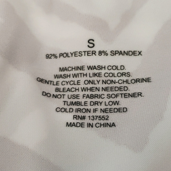 Zubaz Standard Zebra Leggings in Red/White Size S - Picture 3 of 6